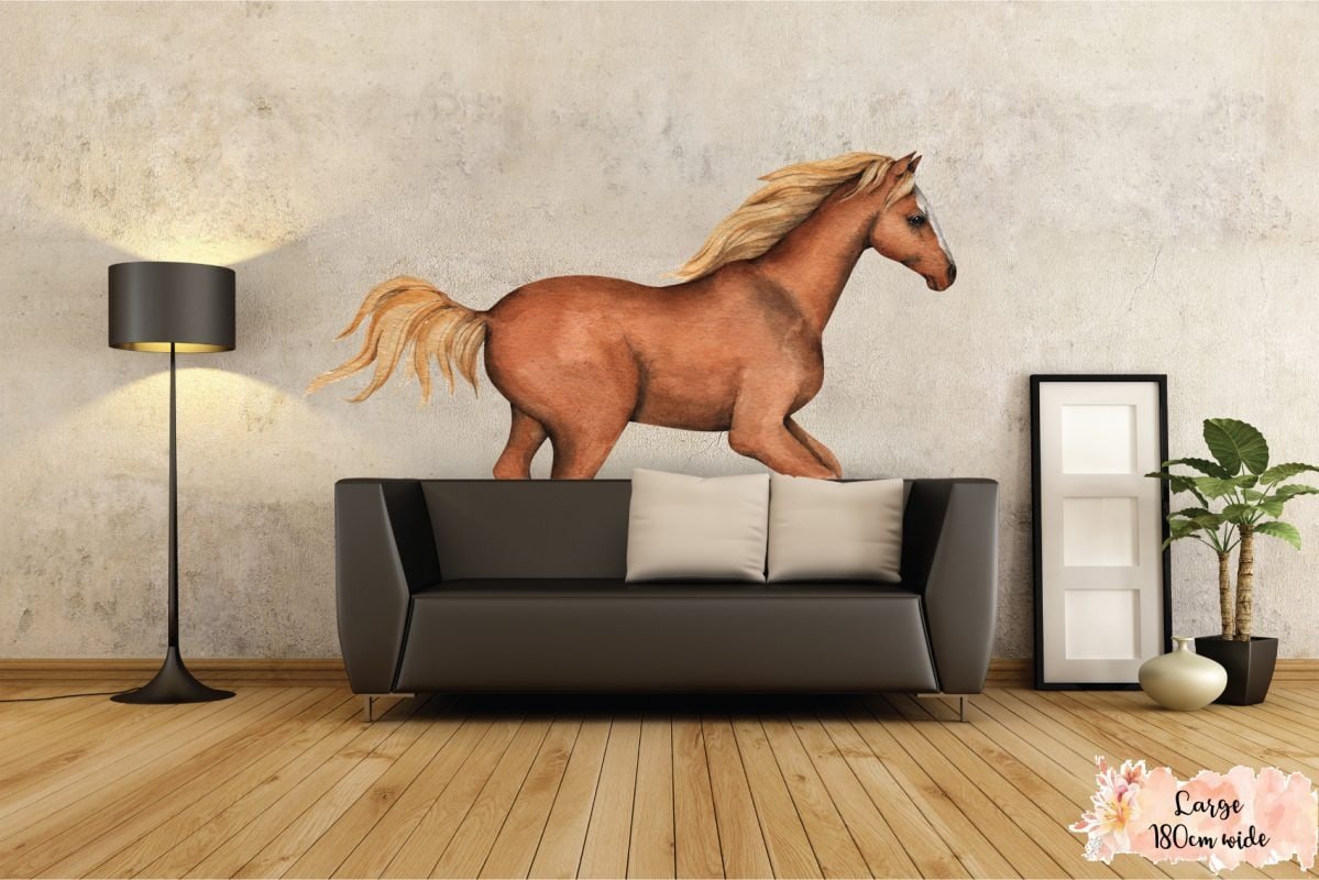 Horse Wall Decal Set Removable Wallpapers, Wall Stickers & Wall