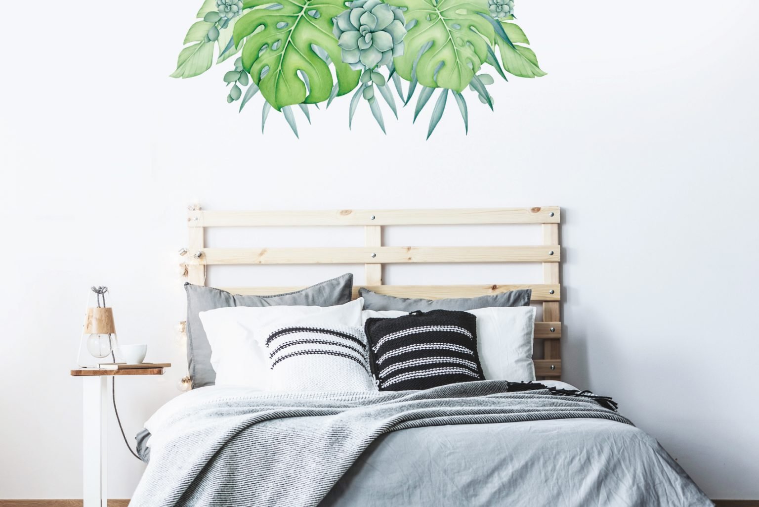 Tropical Garden Wall Decal Set Removable Wallpapers, Wall Stickers