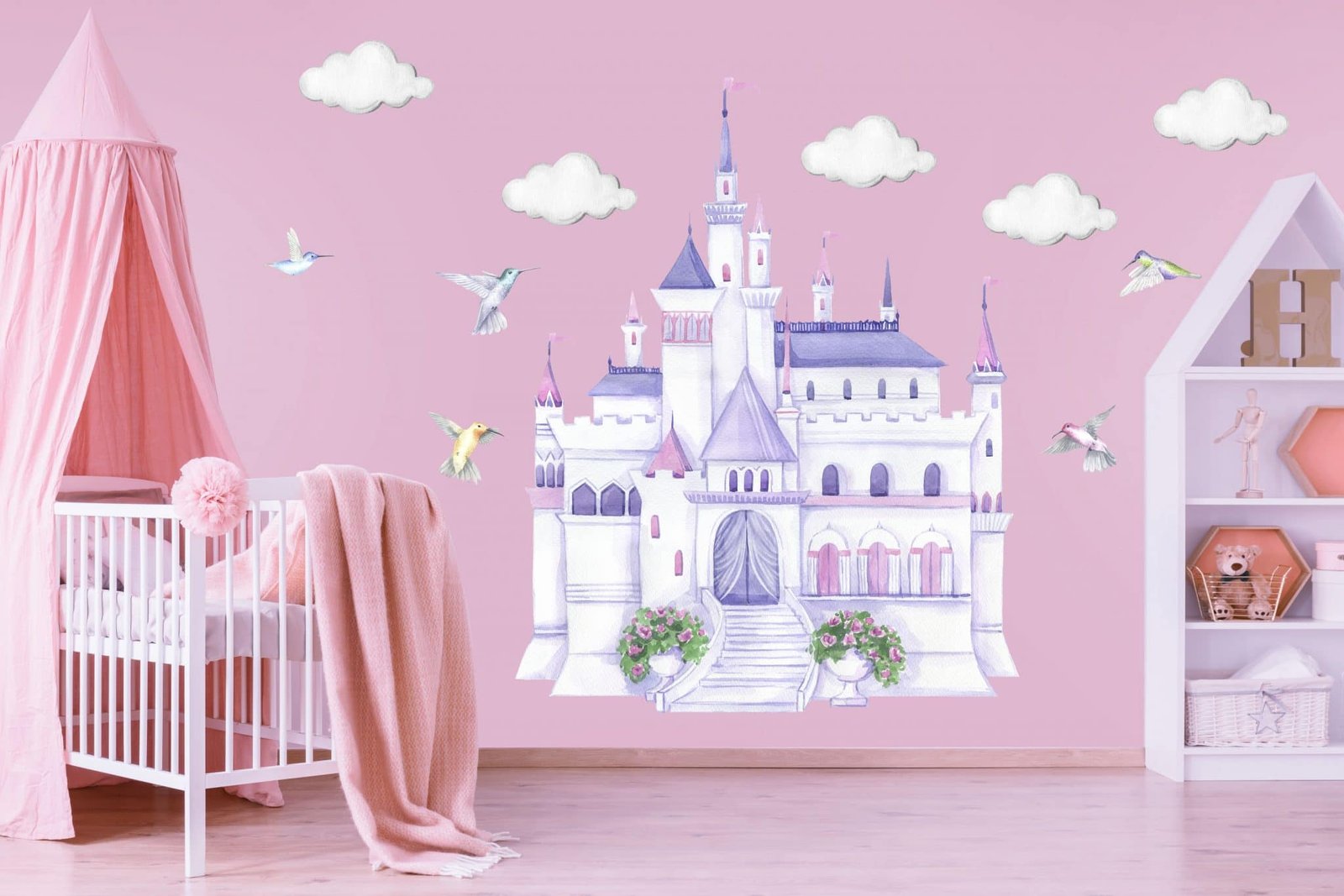 Disney Princess Castle Decal Set - Removable Wallpapers, Wall Stickers