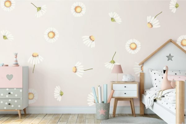 Daisy Wall Decals - Removable Wallpapers, Wall Stickers & Wall Decals ...