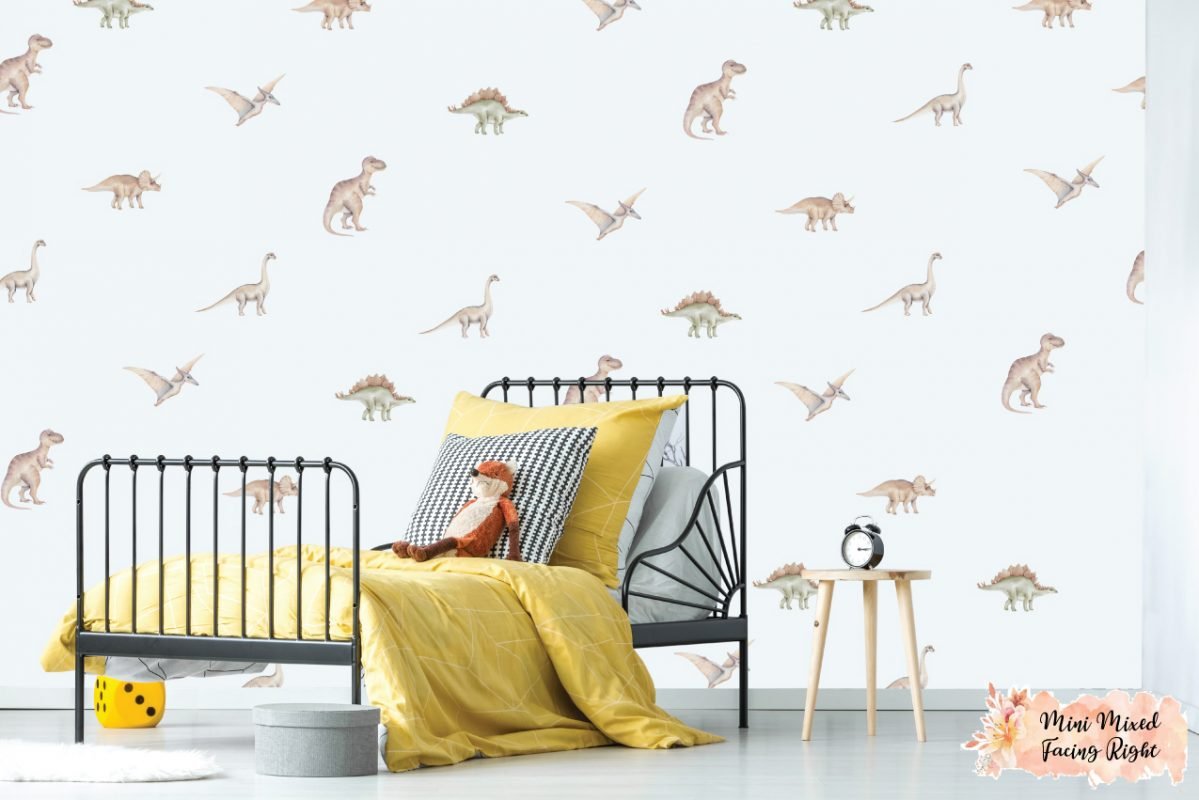 Mini Dinosaur Wall Decals Removable Wallpapers, Wall Stickers & Wall Decals Australia