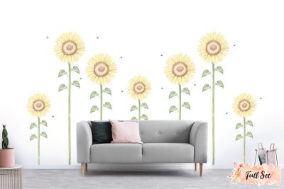 Sunflower-Large-Full-set-wall-decals_01