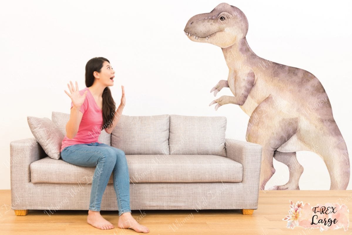 Large DINOSAUR Wall Decals Removable Wallpapers, Wall Stickers & Wall