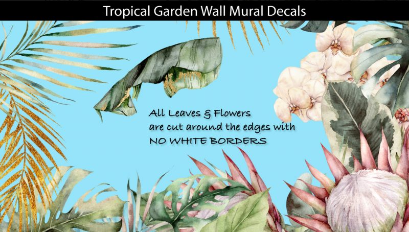 Tropical-Garden-Wall-Mural-Decals_No-white-borders