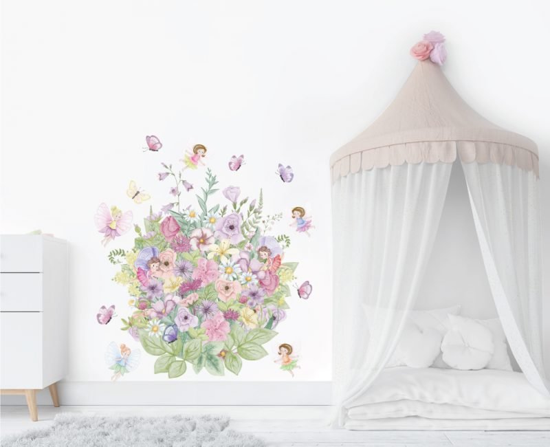 Fairy Garden Wall Decals Set