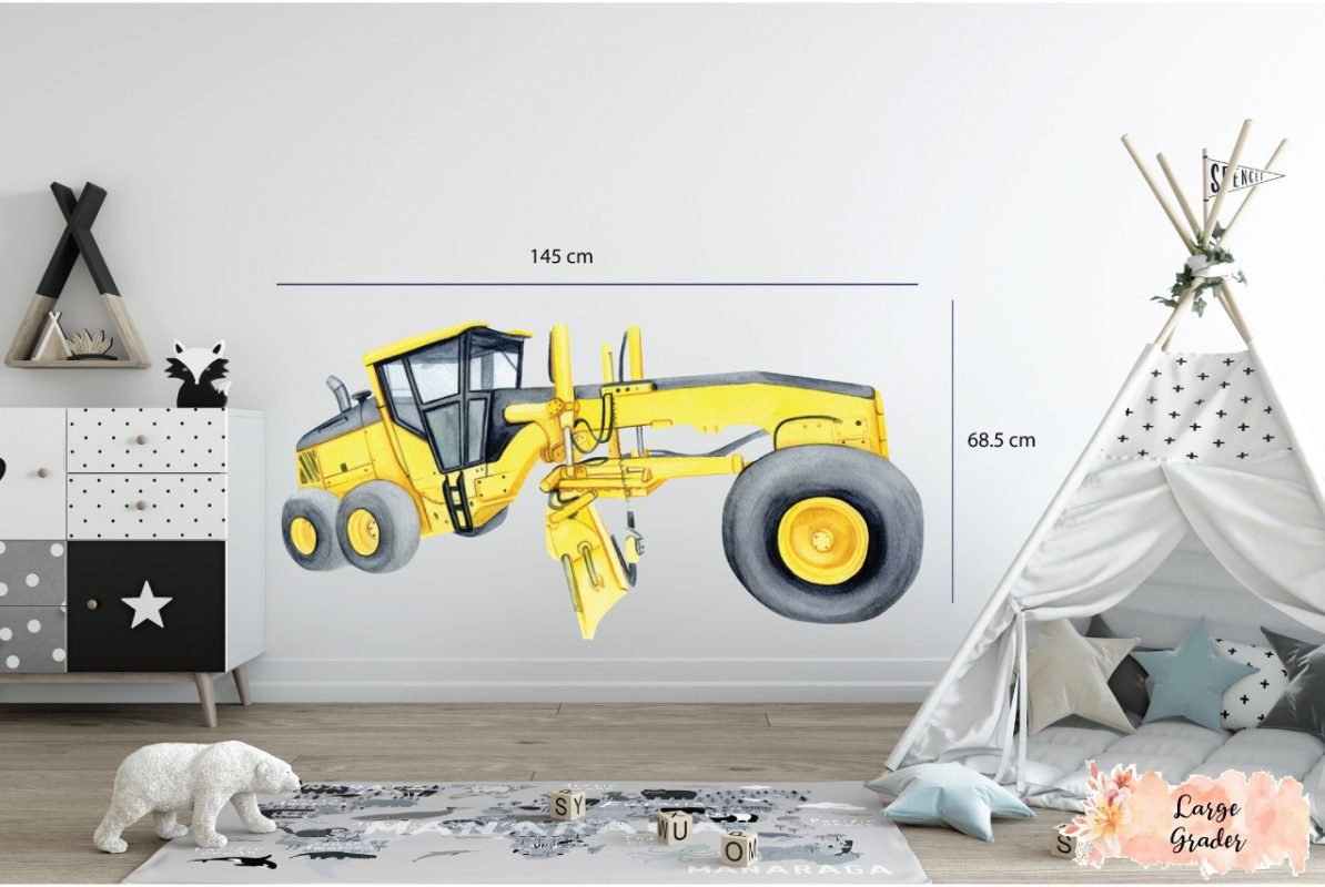 Large Construction Equipments - Removable Wallpapers, Wall Stickers