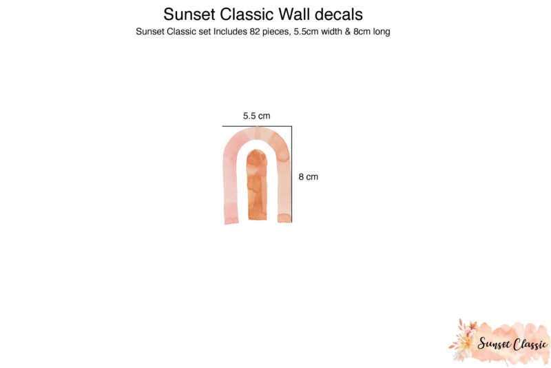 Sunset Classic Wall decals_02