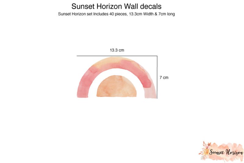 Sunset Horizon Wall decals_02