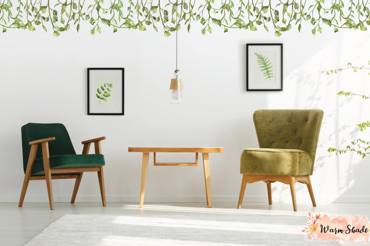 Garden Leaf Wall Decals Removable Wallpapers, Wall Stickers & Wall