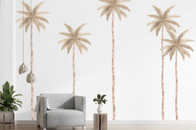 Palm Tree Beige Large Wall Decals_01