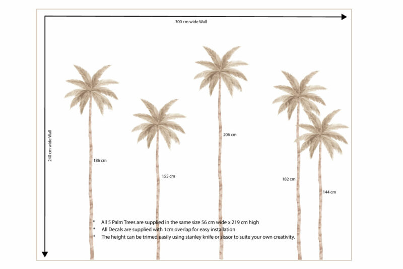 Palm Tree large Wall Decals_02