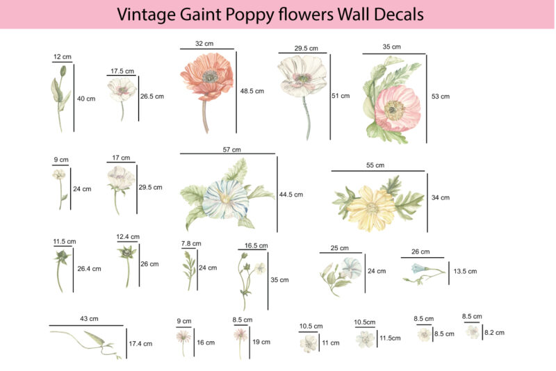 Vintage-Gaint-Poppy-flowers-wall-Decals_01