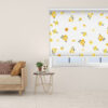 Yellow Floral - Printed Roller Blind