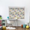 Violet Wild Jungle - Printed Roller Blind