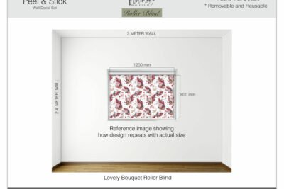Lovely-Bouquet - Printed Roller Blind