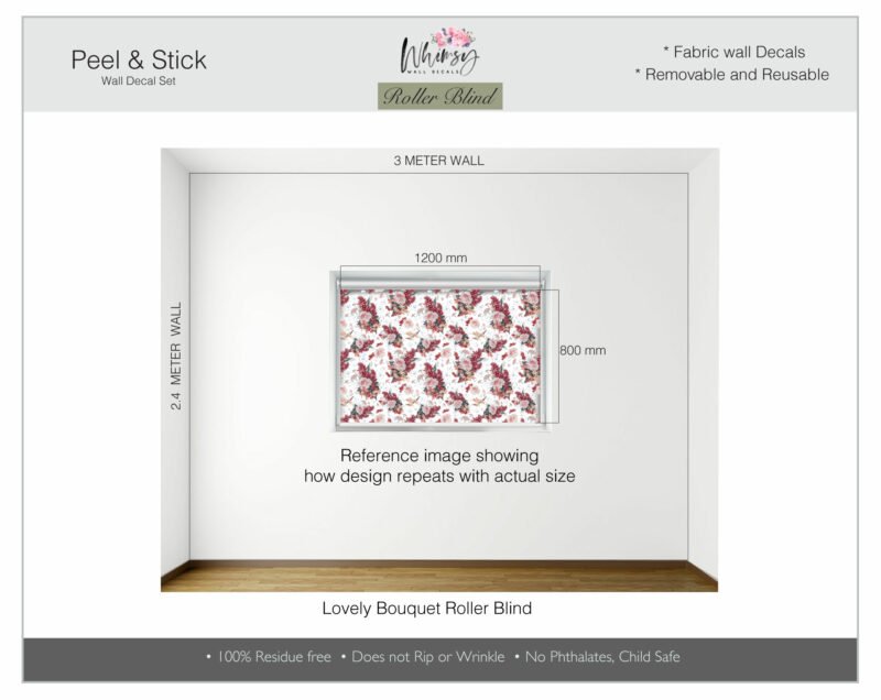 Lovely-Bouquet - Printed Roller Blind