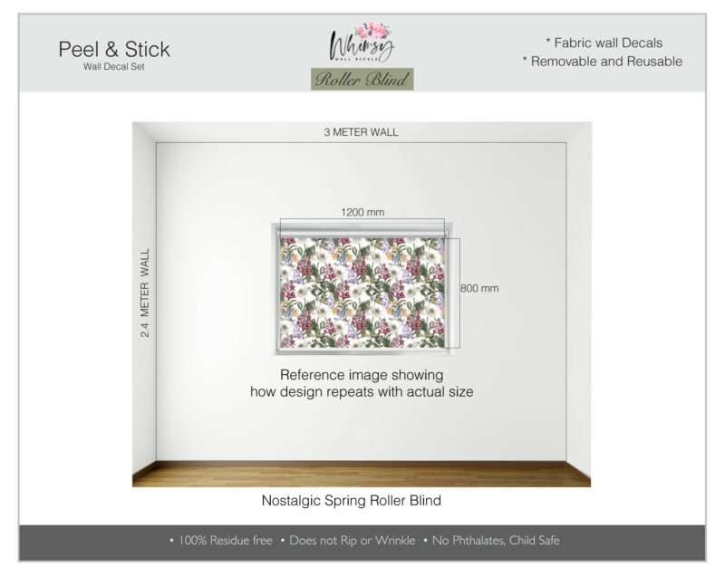 Nostalgic Spring - Printed Roller Blind