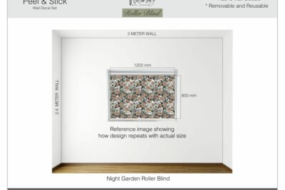 Night Garden - Printed Roller Blind