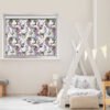 White Lilies - Printed Roller Blind