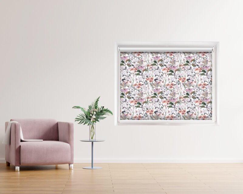 Summer Flowers - Printed Roller Blind