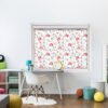 Pink Flowers- Printed Roller Blind