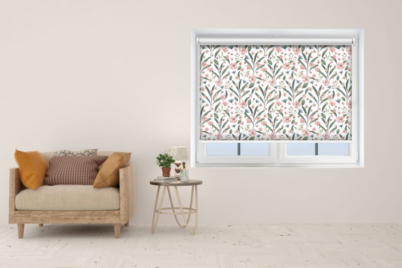 Watercolor Garden - Printed Roller Blind