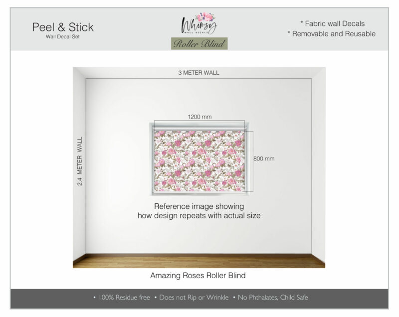 Amazing Roses - Printed Roller Blind