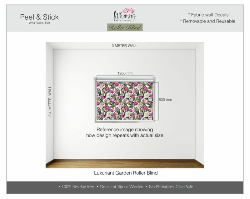 Luxuriant Garden - Printed Roller Blind