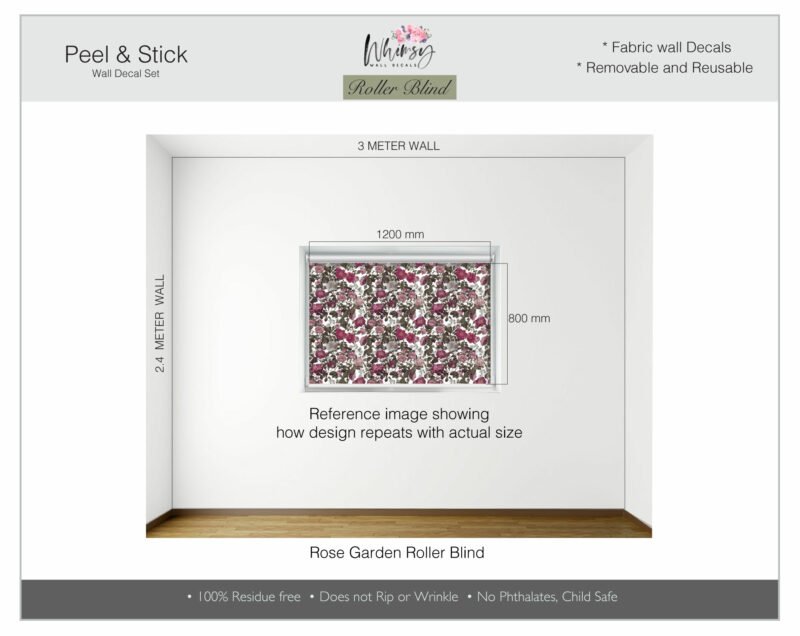 Rose Garden - Printed Roller Blind