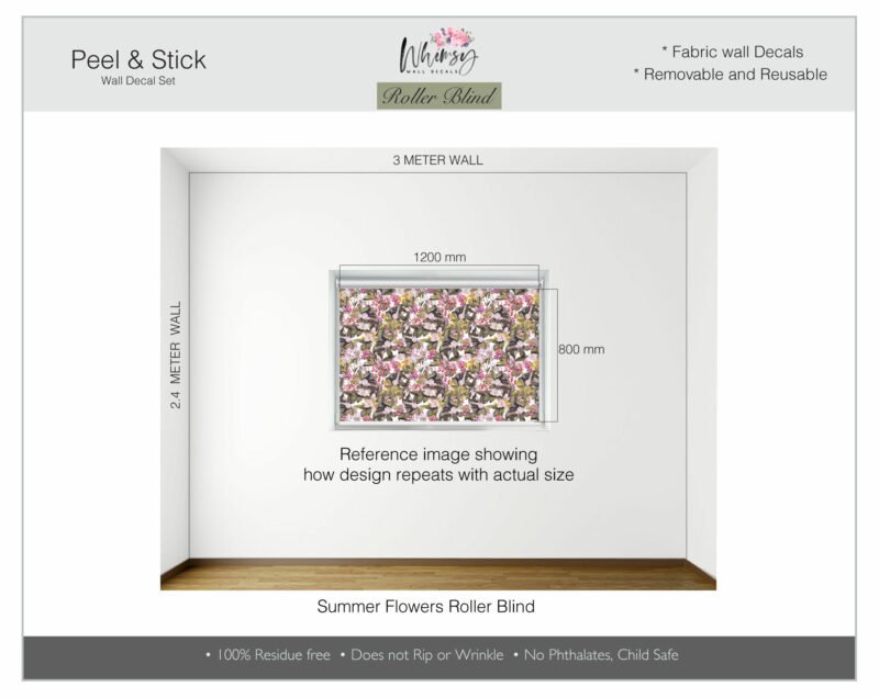 Summer Bloom - Printed Roller Blind