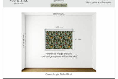 Green Jungle - Printed Roller Blind