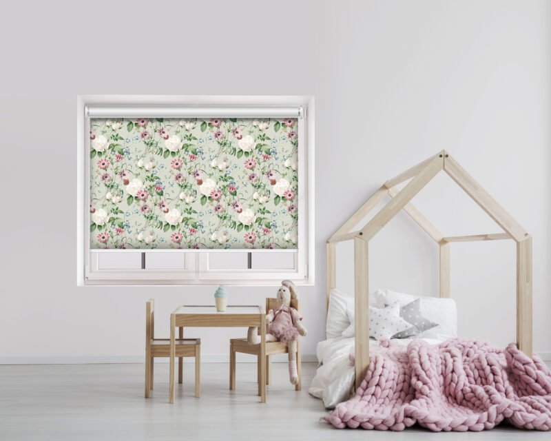 Green Botanical - Printed Roller Blind