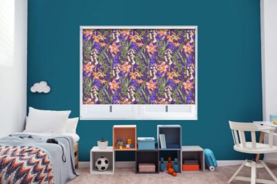 Vivid Floral - Printed Roller Blind