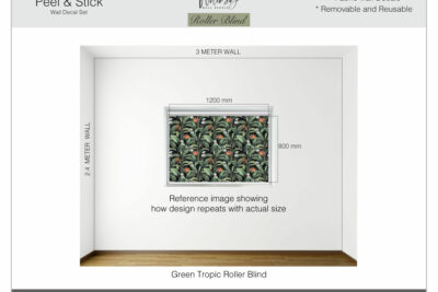 Green Tropic - Printed Roller Blind