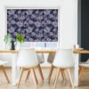 New Moon Night Flowers - Printed Roller Blind