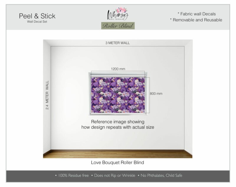 Love Bouquet - Printed Roller Blind