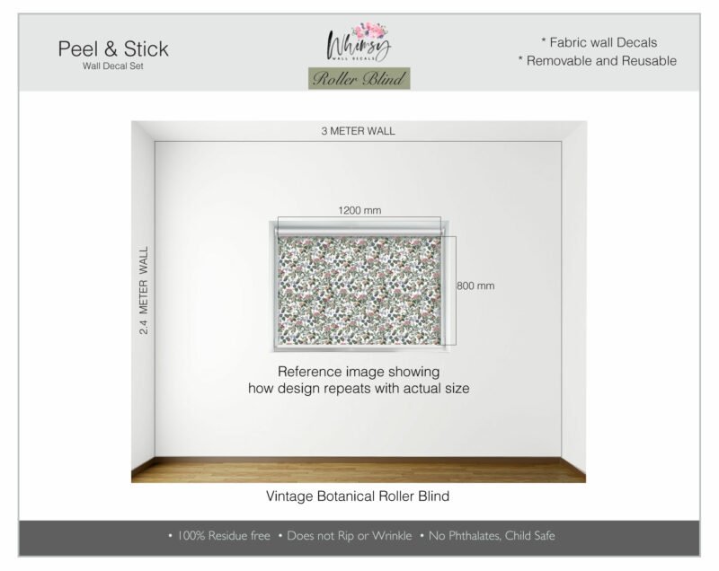 Vintage Botanical - Printed Roller Blind