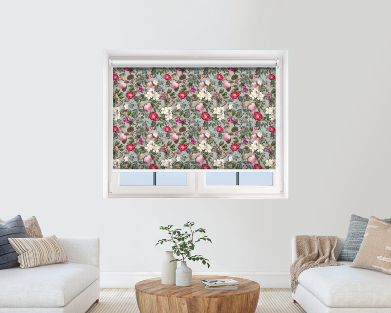 Flower Wall - Printed Roller Blind