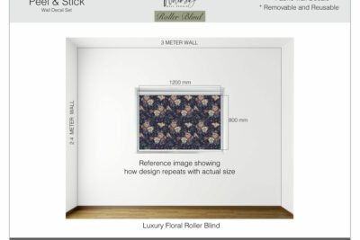 Luxury Floral - Printed Roller Blind
