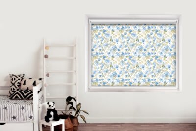 Noble Golden Flowers - Printed Roller Blind