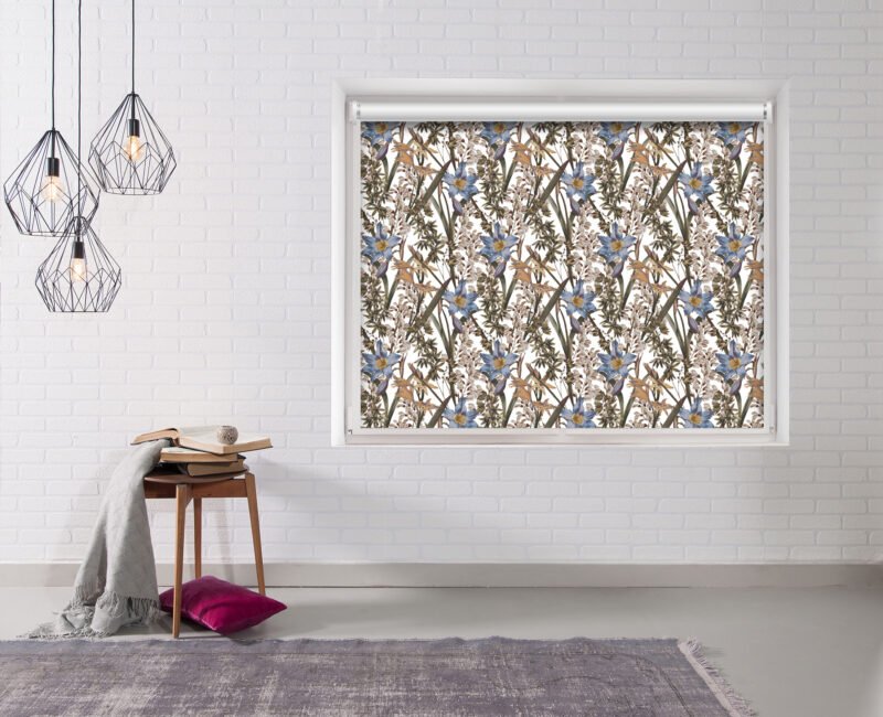 Magnificent Flowers - Printed Roller Blind