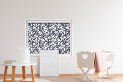 Lilies At Night - Printed Roller Blind