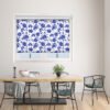 Blue Flowers - Printed Roller Blind