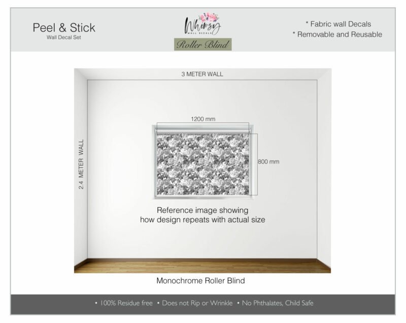 Monochrome - Printed Roller Blind