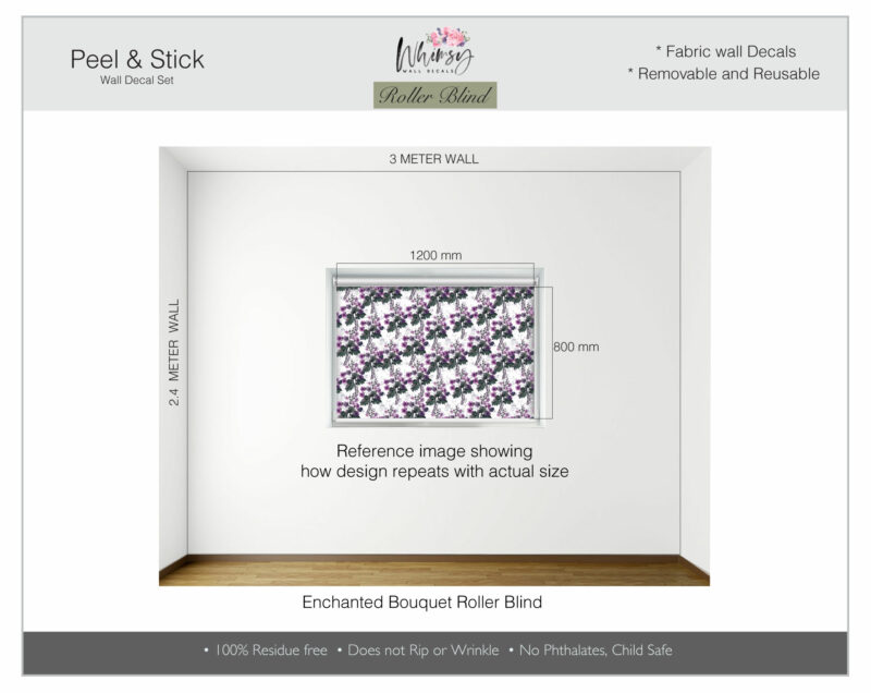 Enchanted Bouquet - Printed Roller Blind