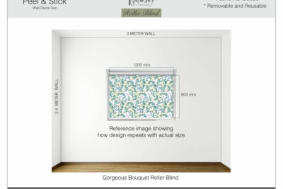 Gorgeous Bouquet - Printed Roller Blind