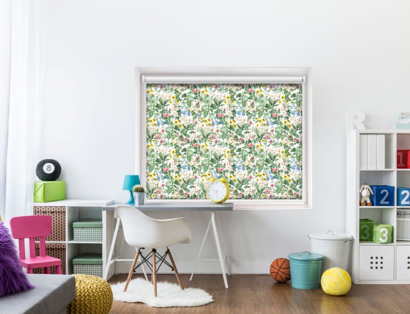 Green Sunshine Botanical - Printed Roller Blind