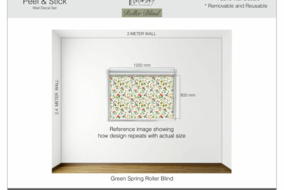 Green Spring - Printed Roller Blind