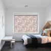 Wonderful Grey Flowers - Printed Roller Blind