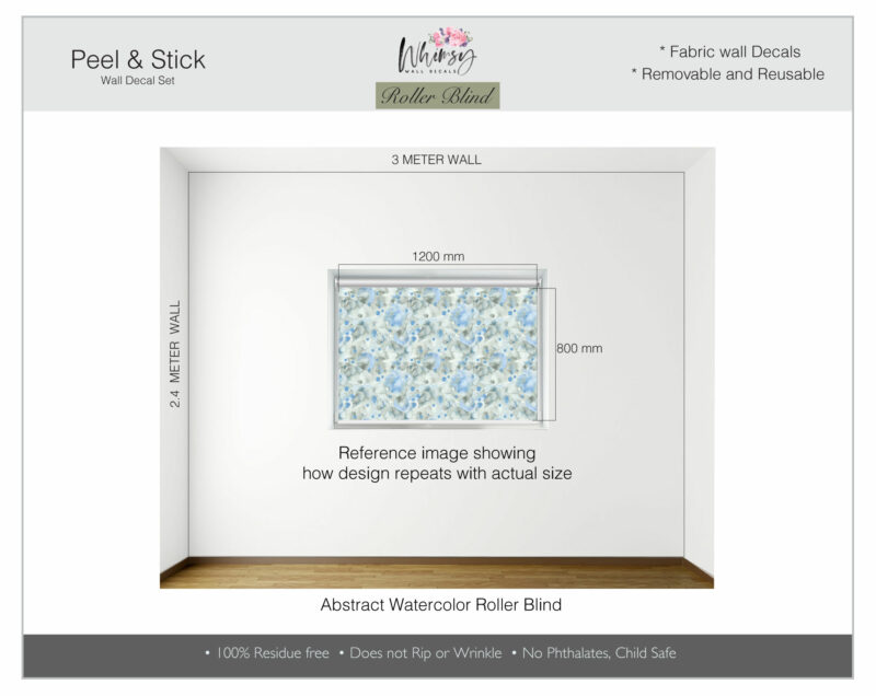 Abstract Watercolor - Printed Roller Blind